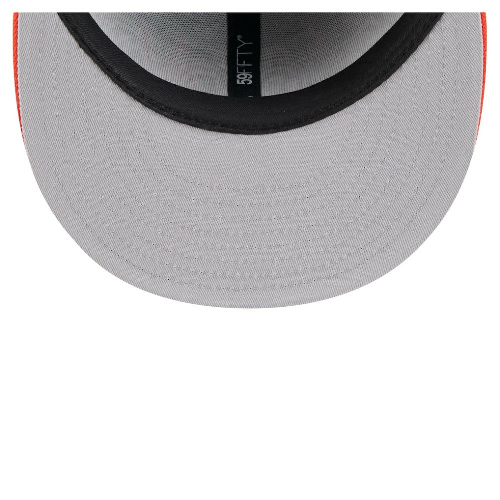 San Francisco Giants Retro Pattern 59FIFTY Fitted Hat - Black/Orange | New Era