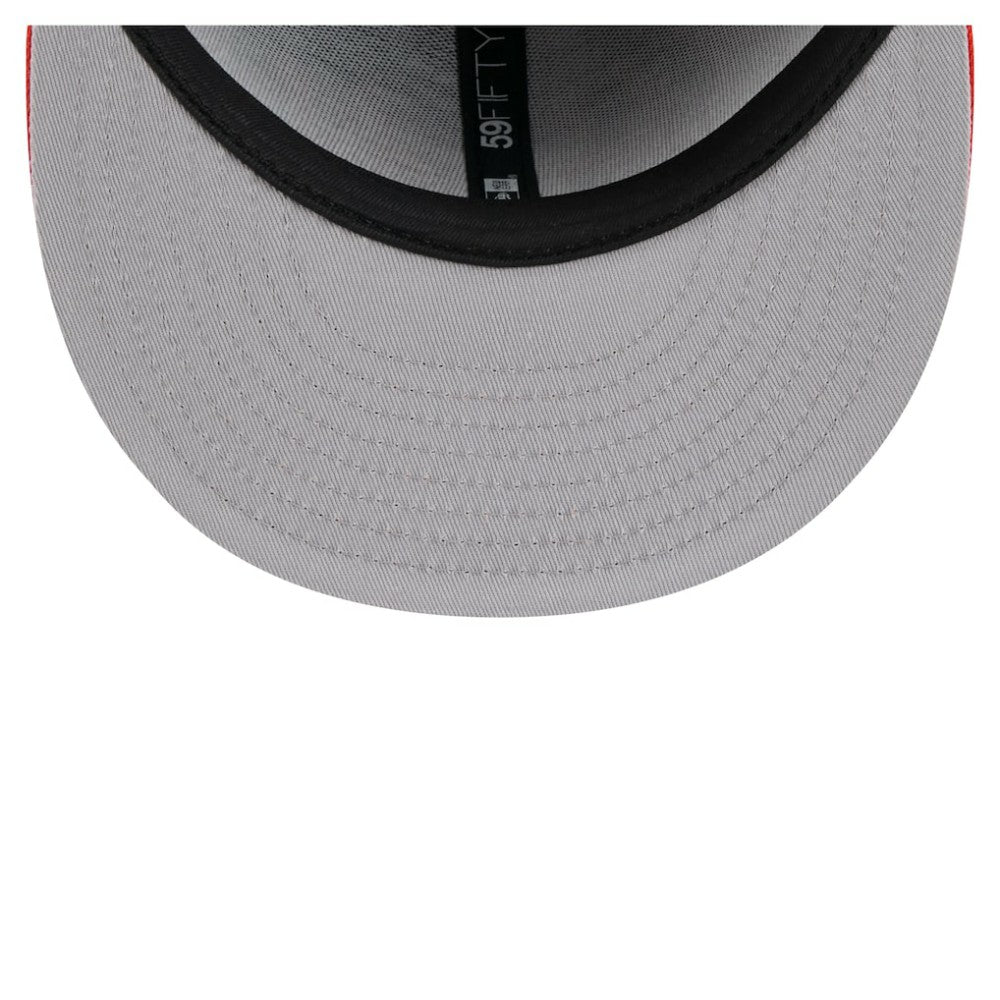 Houston Astros Retro Pattern 59FIFTY Fitted Hat - Navy/Orange | New Era