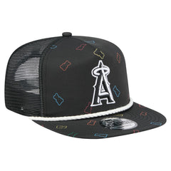 Los Angeles Angels Gummy Golfer Trucker Adjustable Hat - Black | New Era