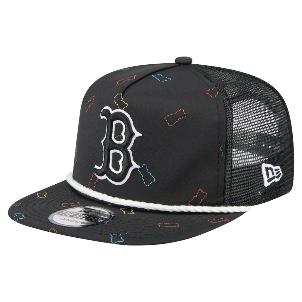 Boston Red Sox Gummy Golfer Trucker Adjustable Hat - Black | New Era