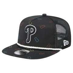 Philadelphia Phillies Gummy Golfer Trucker Adjustable Hat - Black | New Era