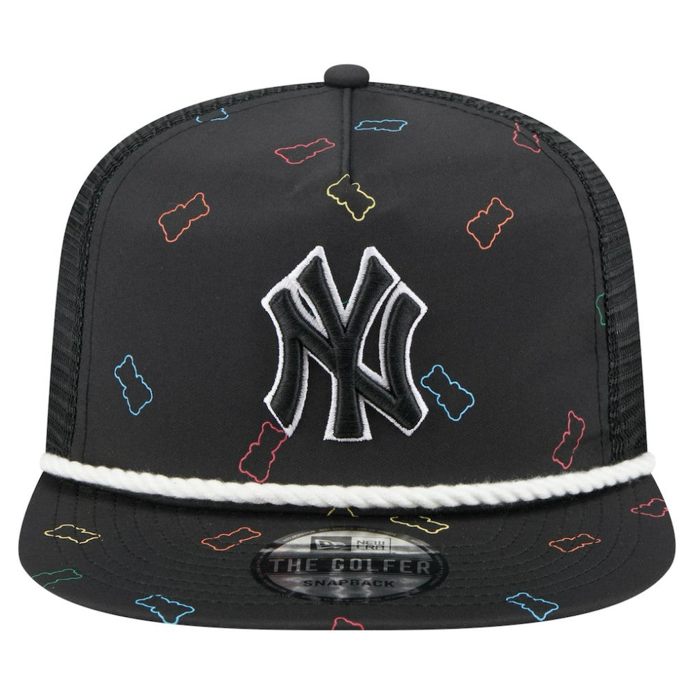 New York Yankees Gummy Golfer Trucker Adjustable Hat - Black | New Era