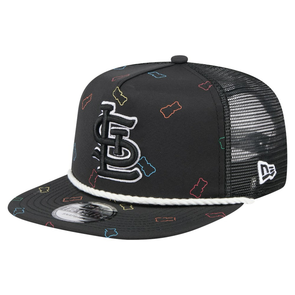 St. Louis Cardinals Gummy Golfer Trucker Snapback Hat - Black | New Era