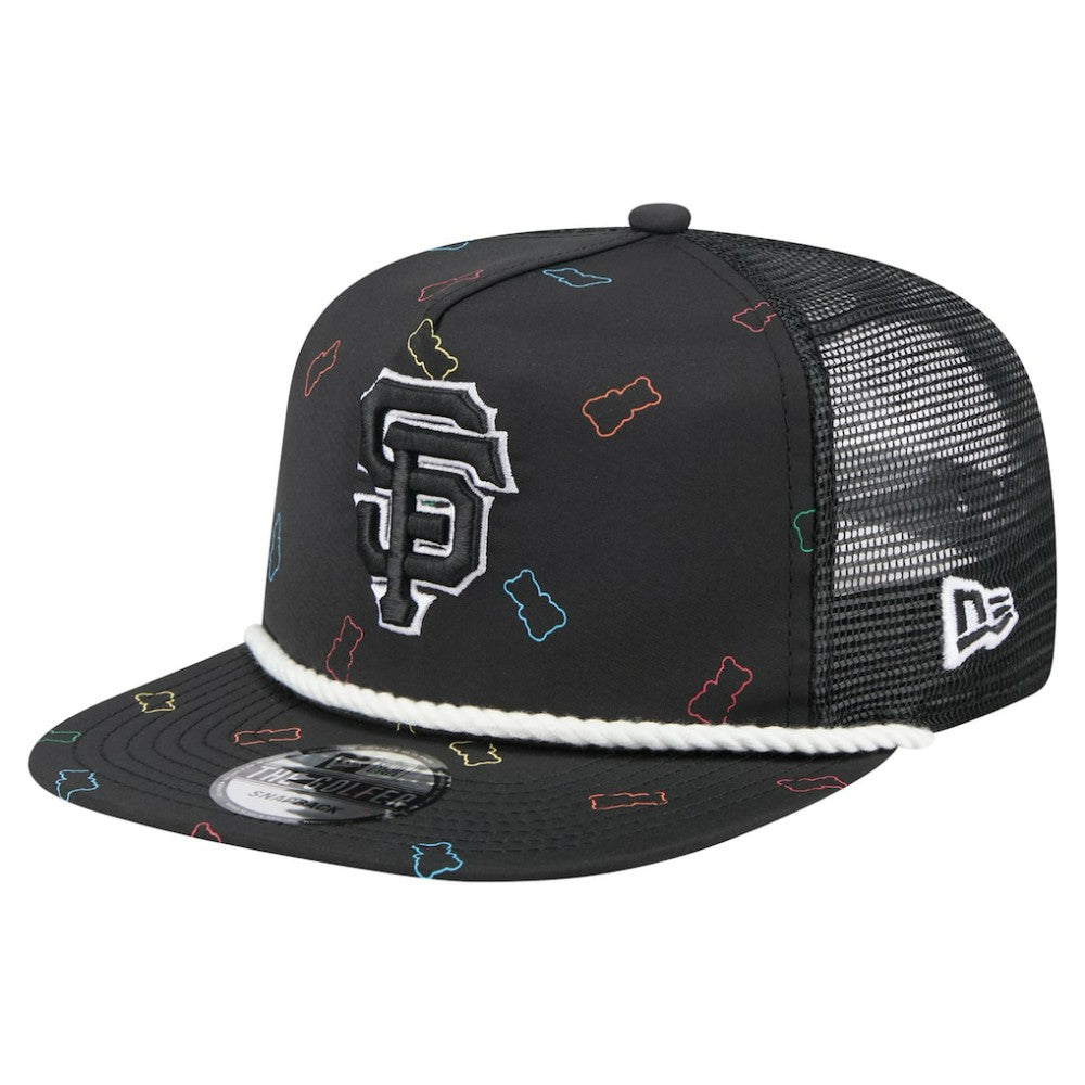 San Francisco Giants Gummy Golfer Trucker Adjustable Hat - Black | New Era