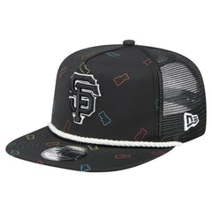 San Francisco Giants Gummy Golfer Trucker Adjustable Hat - Black | New Era
