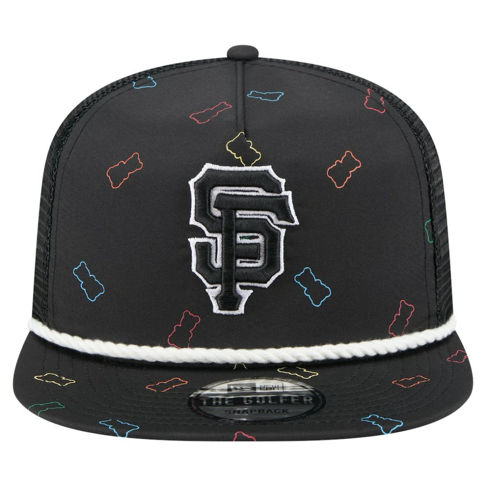 San Francisco Giants Gummy Golfer Trucker Adjustable Hat - Black | New Era