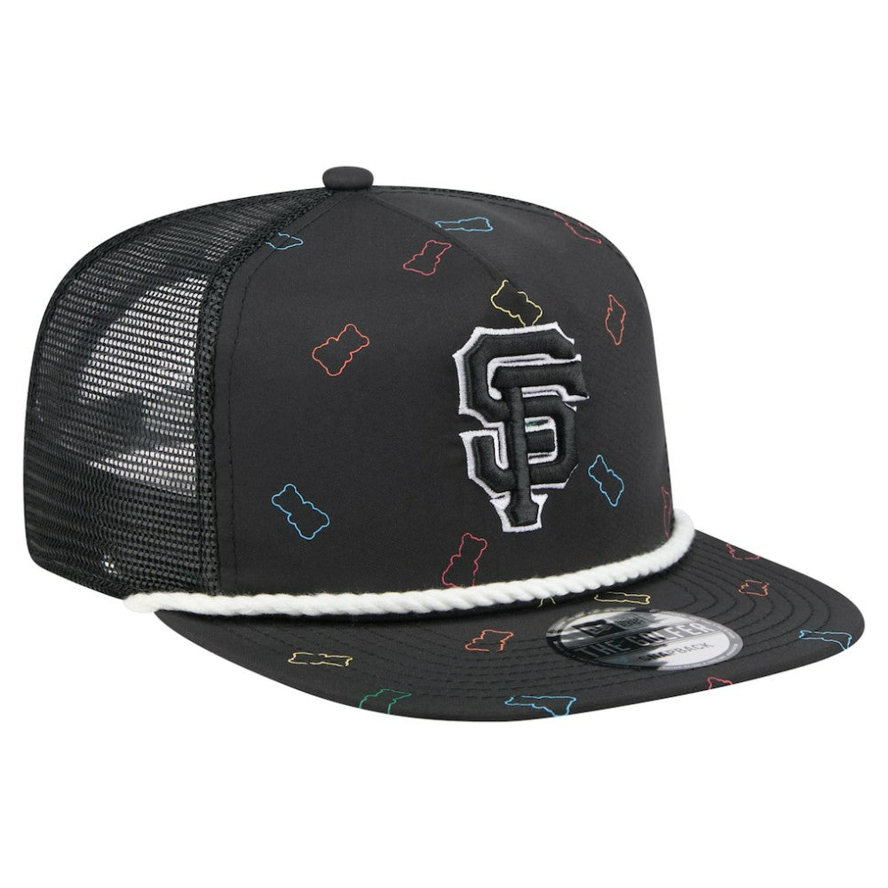 San Francisco Giants Gummy Golfer Trucker Adjustable Hat - Black | New Era