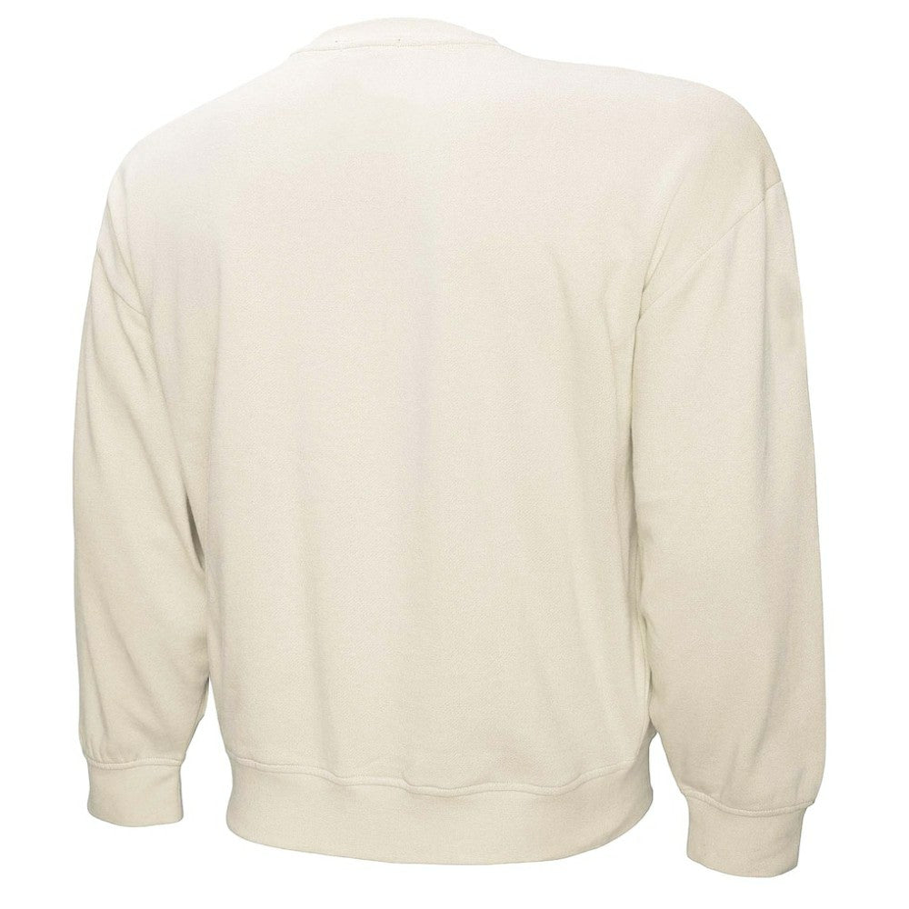 Atlanta Braves Women's Cooperstown Collection Laurel Pullover Sweatshirt - Cream | Mitchell & Ness