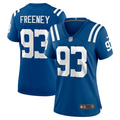 Dwight Freeney Indianapolis Colts Women's Team Retired Player Game Jersey - Royal | Nike for sale