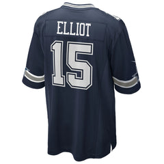 Ezekiel Elliott Dallas Cowboys Team Game Jersey - Navy | Nike for sale