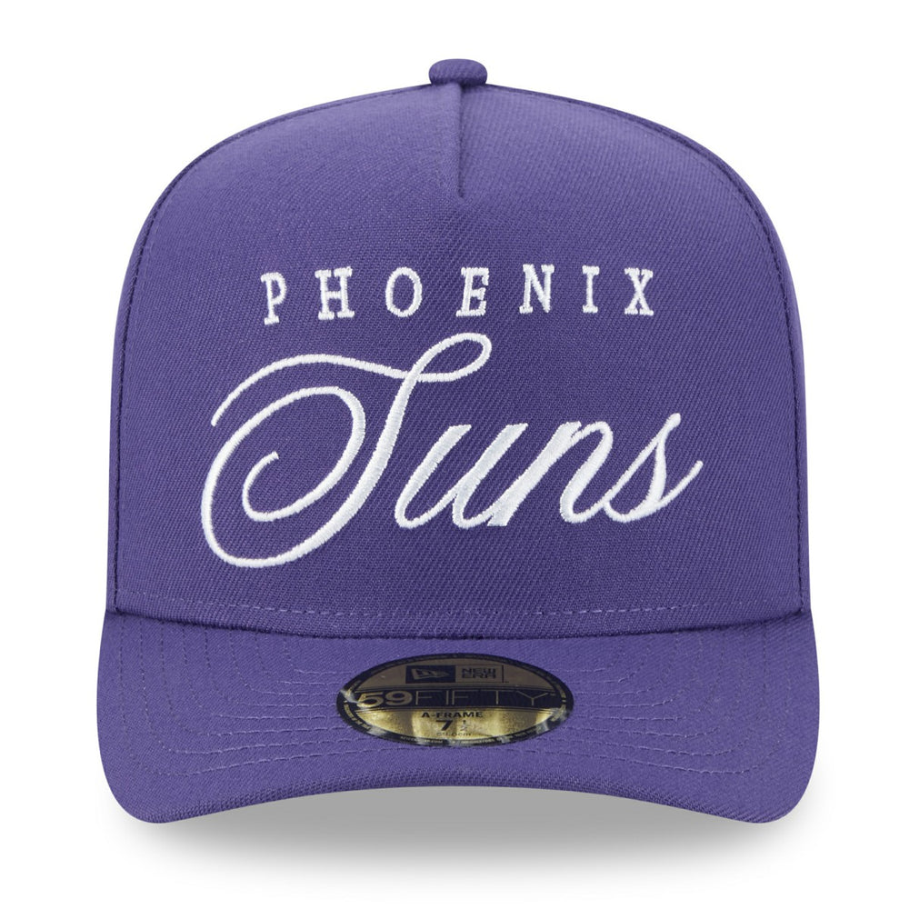 Phoenix Suns 2025 NBA Draft A-Frame 59FIFTY Fitted Hat - Purple | New Era for sale