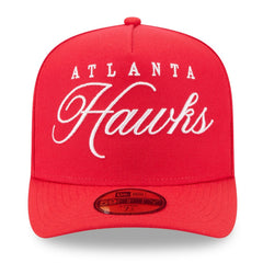 Atlanta Hawks 2025 NBA Draft A-Frame 59FIFTY Fitted Hat - Red | New Era on sale