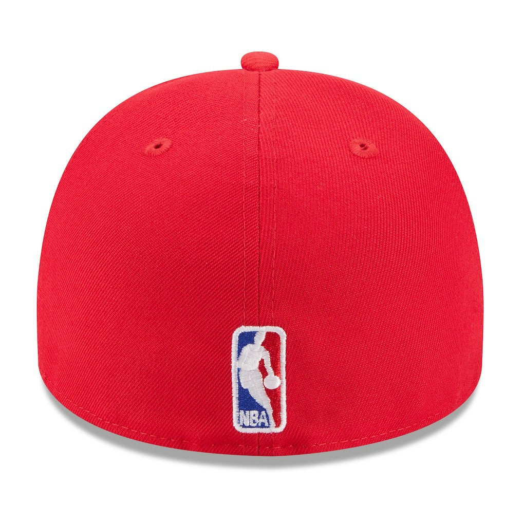 Atlanta Hawks 2025 NBA Draft A-Frame 59FIFTY Fitted Hat - Red | New Era on sale
