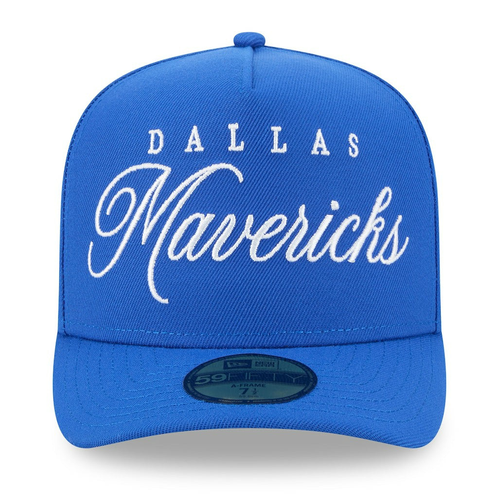Dallas Mavericks 2025 NBA Draft A-Frame 59FIFTY Fitted Hat sale - Blue | New Era cheap