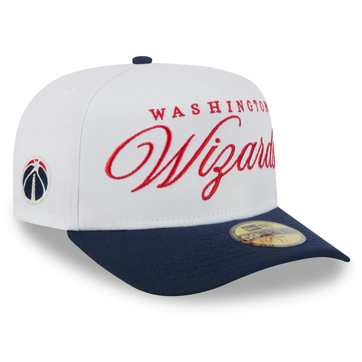 Washington Wizards 2025 NBA Draft A-Frame 59FIFTY Fitted Hat - White/Navy | New Era discount