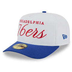 Philadelphia 76ers 2025 NBA Draft A-Frame 59FIFTY Fitted Hat - White/Royal | New Era shop