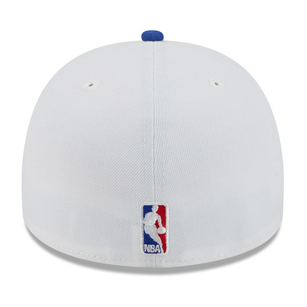 Philadelphia 76ers 2025 NBA Draft A-Frame 59FIFTY Fitted Hat - White/Royal | New Era shop