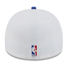 Philadelphia 76ers 2025 NBA Draft A-Frame 59FIFTY Fitted Hat - White/Royal | New Era shop