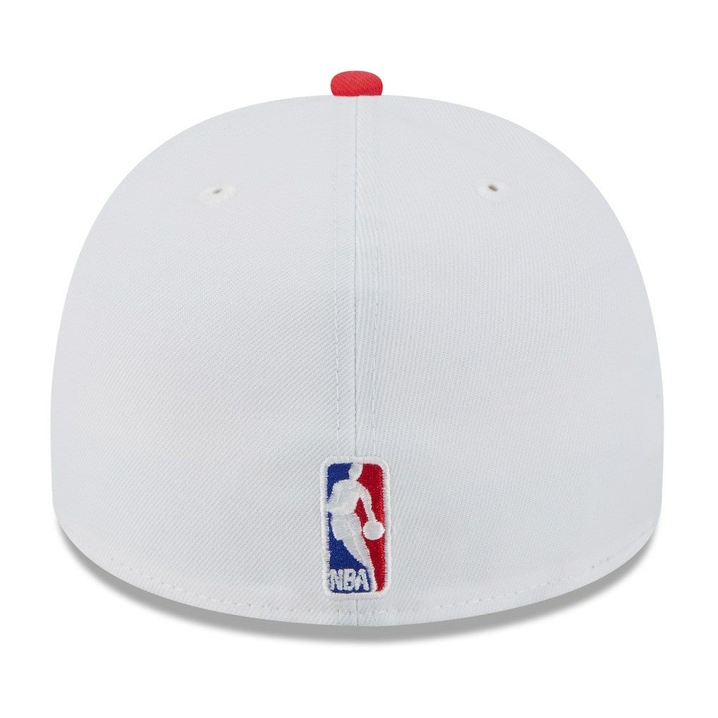 Atlanta Hawks 2025 NBA Draft A-Frame 59FIFTY Fitted Hat - White/Red | New Era discount