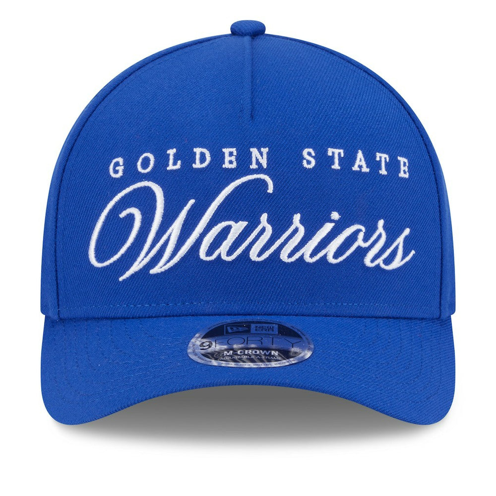 Golden State Warriors 2025 NBA Draft M-Crown A-Frame 9FORTY Adjustable Hat sale - Royal | New Era outlet