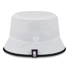 Miami Heat 2025 NBA Draft Nylon Bucket Hat - White/Black | New Era sale
