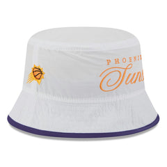Phoenix Suns 2025 NBA Draft Nylon Bucket Hat - White/Purple | New Era sale
