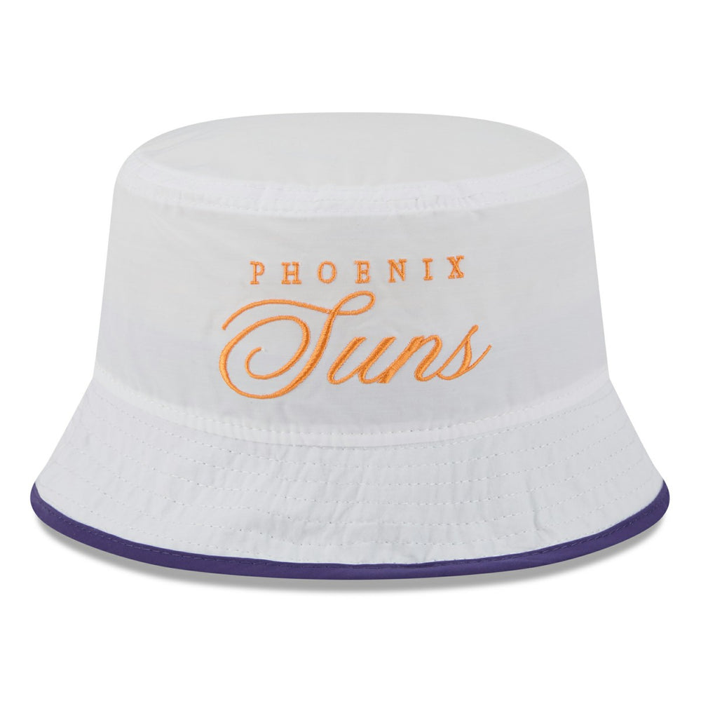 Phoenix Suns 2025 NBA Draft Nylon Bucket Hat - White/Purple | New Era sale