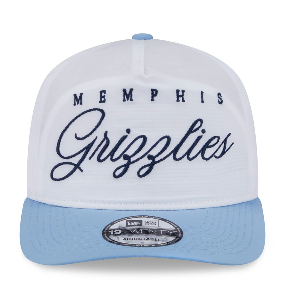 Memphis Grizzlies 2025 NBA Draft On-Stage Nylon 19TWENTY Adjustable Hat - White/Light Blue | New Era online