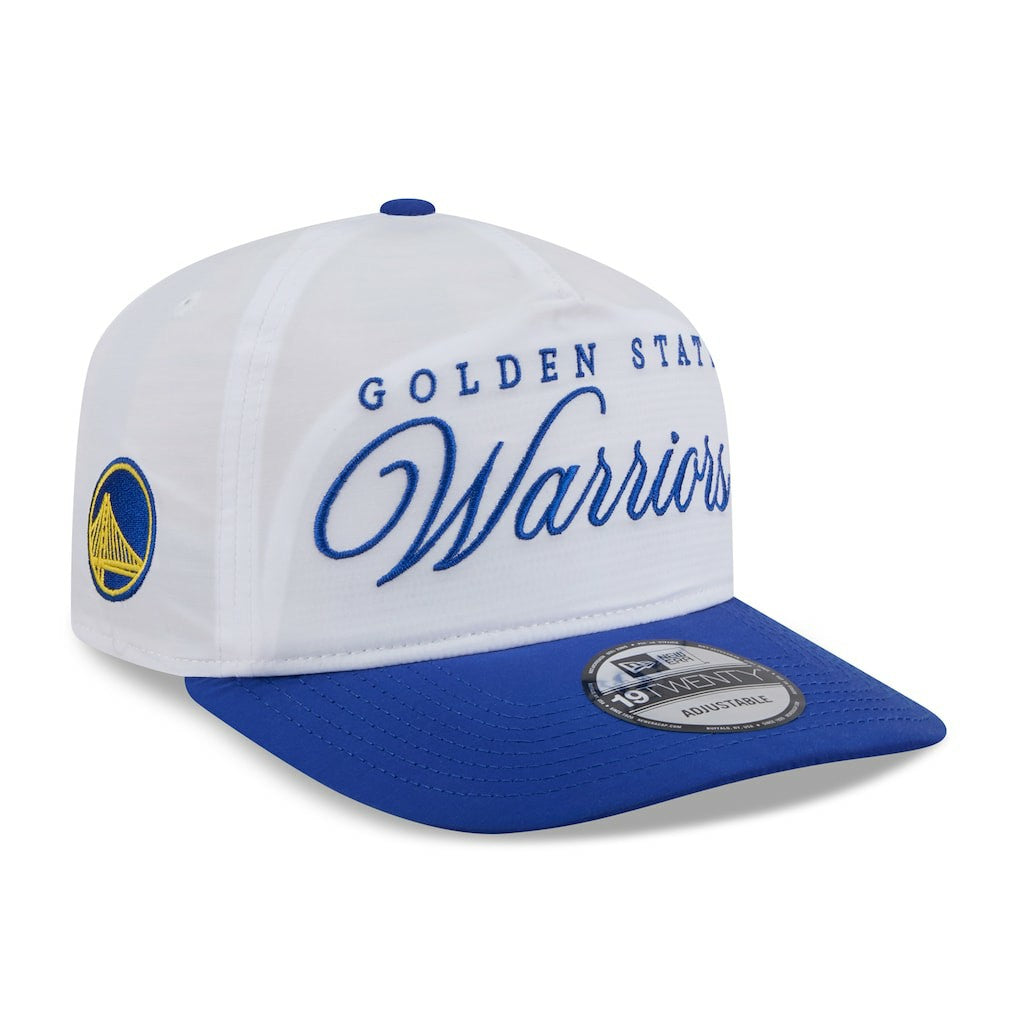 Golden State Warriors 2025 NBA Draft On-Stage Nylon 19TWENTY Adjustable Hat sale - White/Royal | New Era cheap