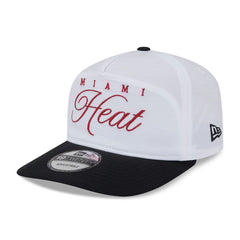 Miami Heat 2025 NBA Draft On-Stage Nylon 19TWENTY Adjustable Hat - White/Black | New Era shop