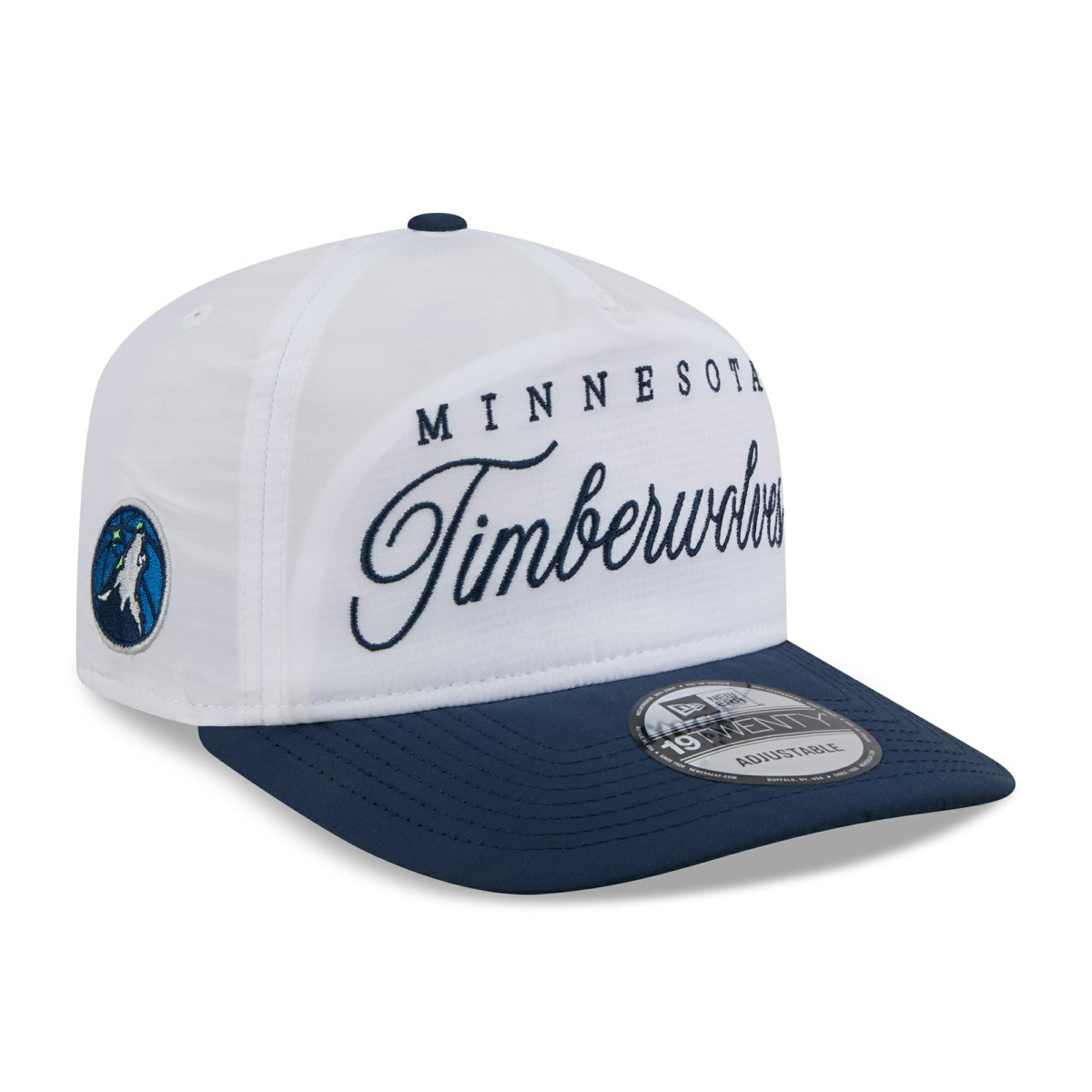 Minnesota Timberwolves 2025 NBA Draft On-Stage Nylon 19TWENTY Adjustable Hat - White/Navy | New Era on sale
