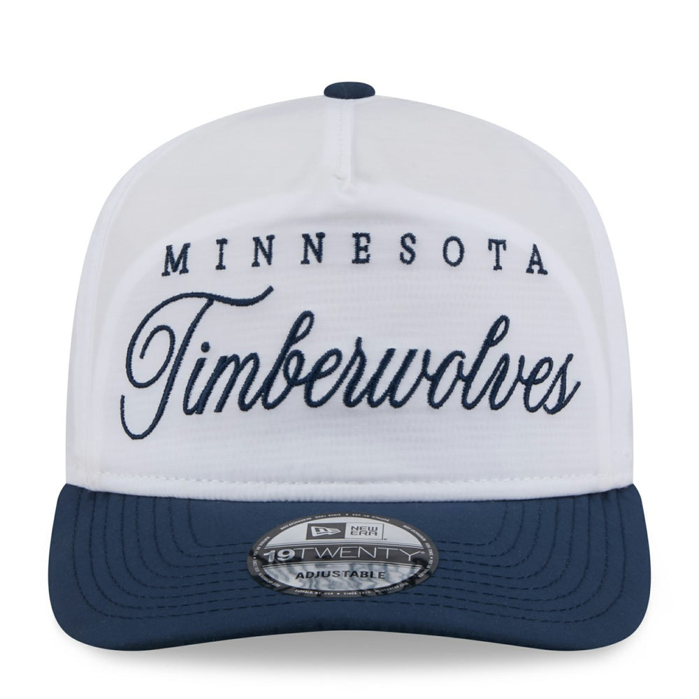 Minnesota Timberwolves 2025 NBA Draft On-Stage Nylon 19TWENTY Adjustable Hat - White/Navy | New Era on sale