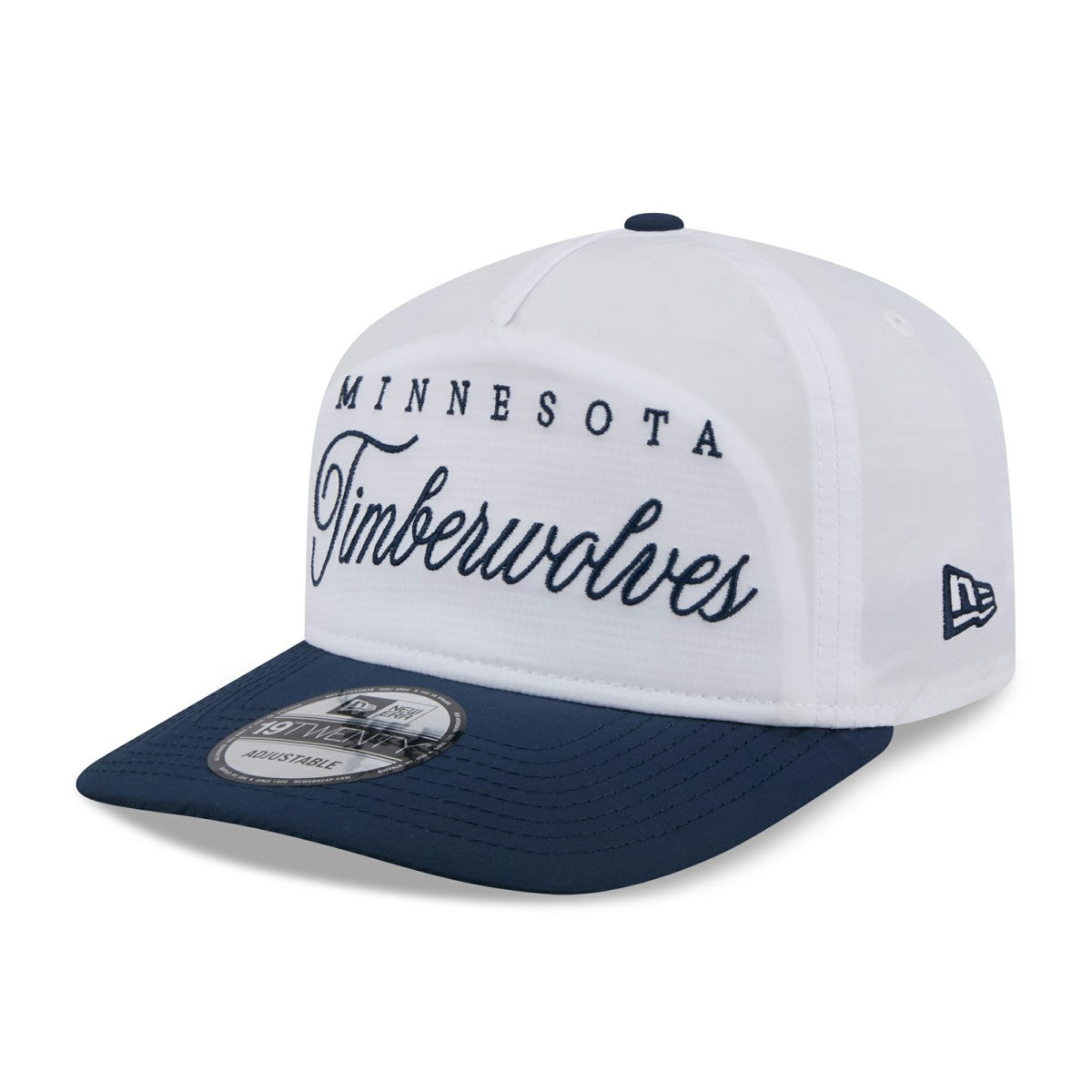 Minnesota Timberwolves 2025 NBA Draft On-Stage Nylon 19TWENTY Adjustable Hat - White/Navy | New Era on sale