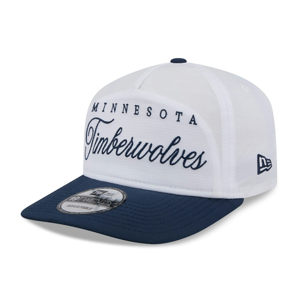 Minnesota Timberwolves 2025 NBA Draft On-Stage Nylon 19TWENTY Adjustable Hat - White/Navy | New Era on sale