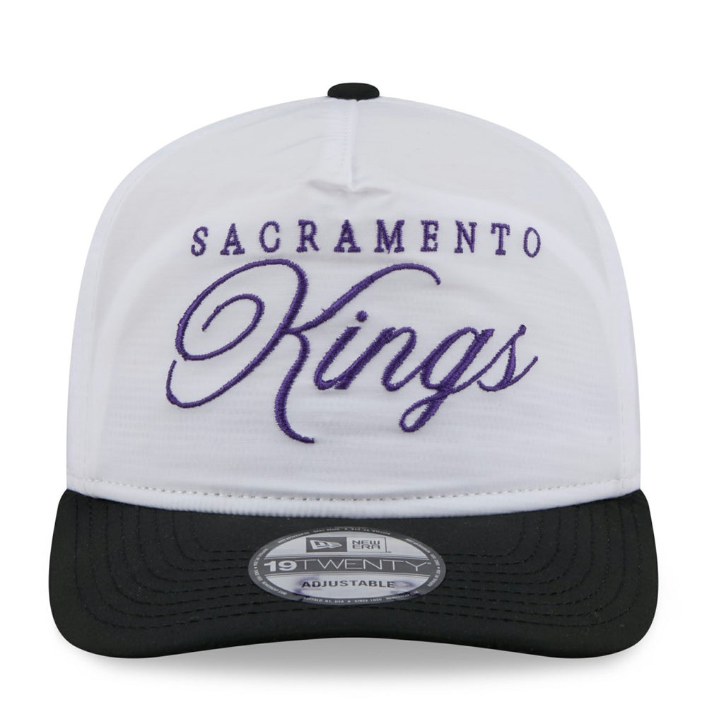 Sacramento Kings 2025 NBA Draft On-Stage Nylon 19TWENTY Adjustable Hat - White/Black | New Era on sale