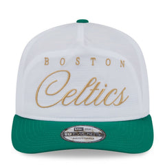 Boston Celtics 2025 NBA Draft On-Stage Nylon 19TWENTY Adjustable Hat - White/Kelly Green | New Era for sale