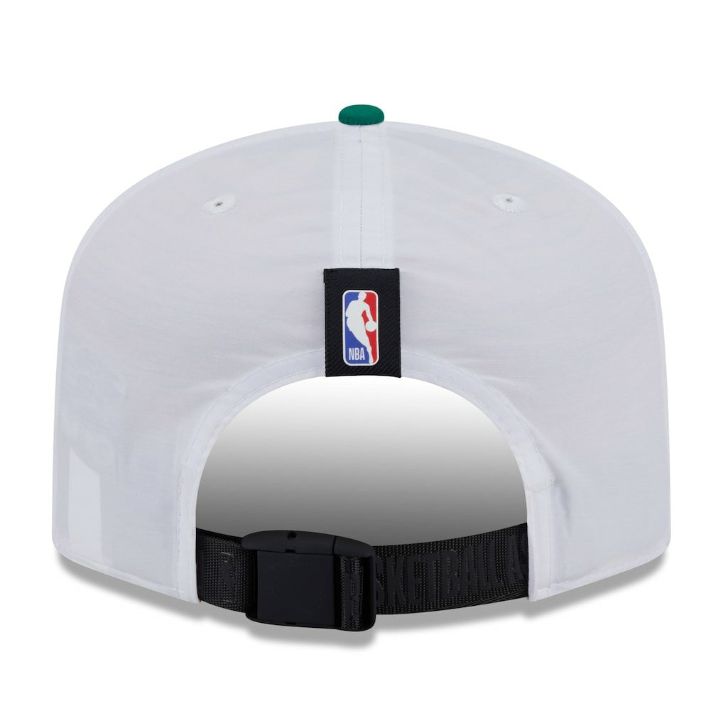 Boston Celtics 2025 NBA Draft On-Stage Nylon 19TWENTY Adjustable Hat - White/Kelly Green | New Era for sale