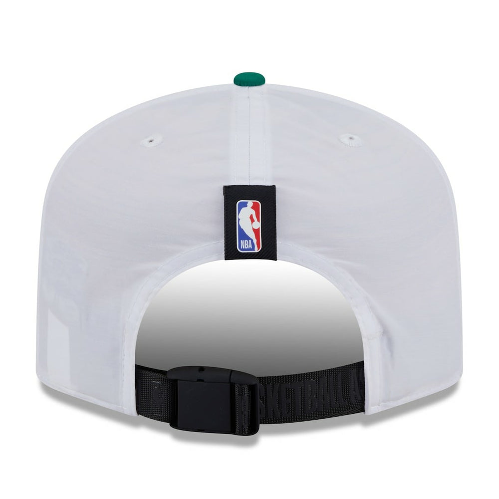 Boston Celtics 2025 NBA Draft On-Stage Nylon 19TWENTY Adjustable Hat - White/Kelly Green | New Era for sale