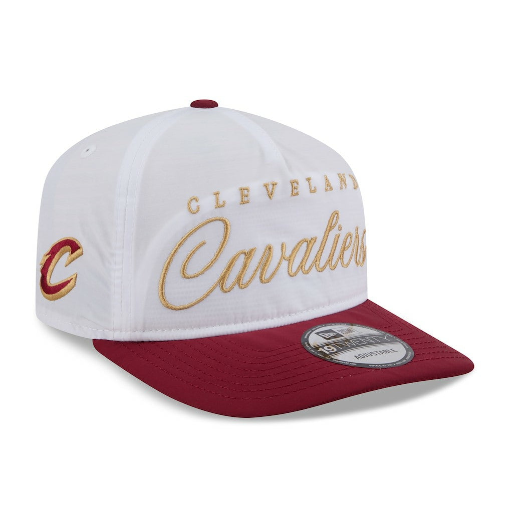Cleveland Cavaliers 2025 NBA Draft On-Stage Nylon 19TWENTY Adjustable Hat sale - White/Wine | New Era on sale