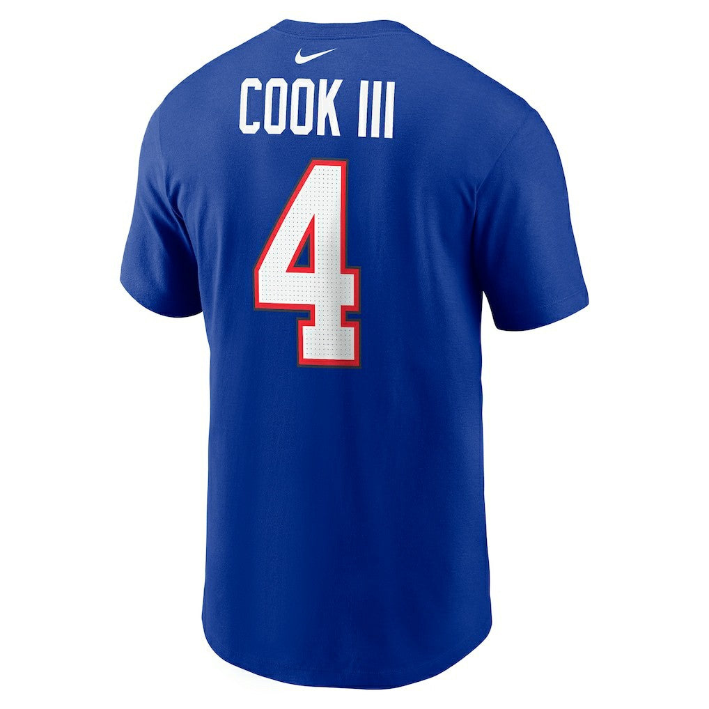James Cook Buffalo Bills Name & Number T-Shirt - Royal | Nike discount