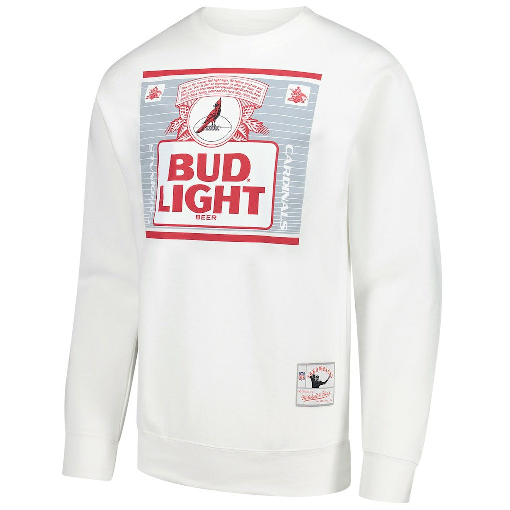Arizona Cardinals x Bud Light The Crest Pullover Sweatshirt - White discount