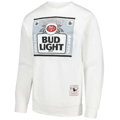 San Francisco 49ers x Bud Light The Crest Pullover Sweatshirt - White cheap