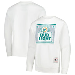 Miami Dolphins x Bud Light The Crest Pullover Sweatshirt - White outlet