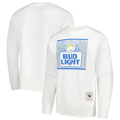 Los Angeles Chargers x Bud Light The Crest Pullover Sweatshirt - White discount