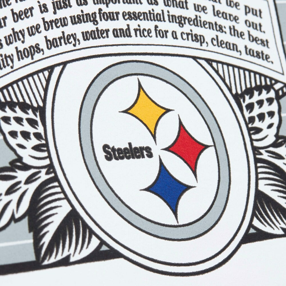 Pittsburgh Steelers x Bud Light The Crest Pullover Sweatshirt - White for sale