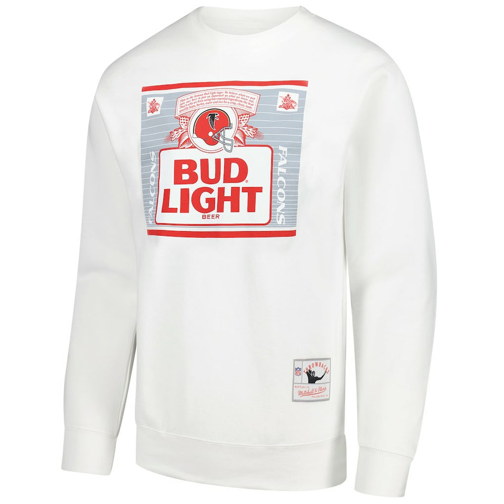 Atlanta Falcons x Bud Light The Crest Pullover Sweatshirt - White cheap