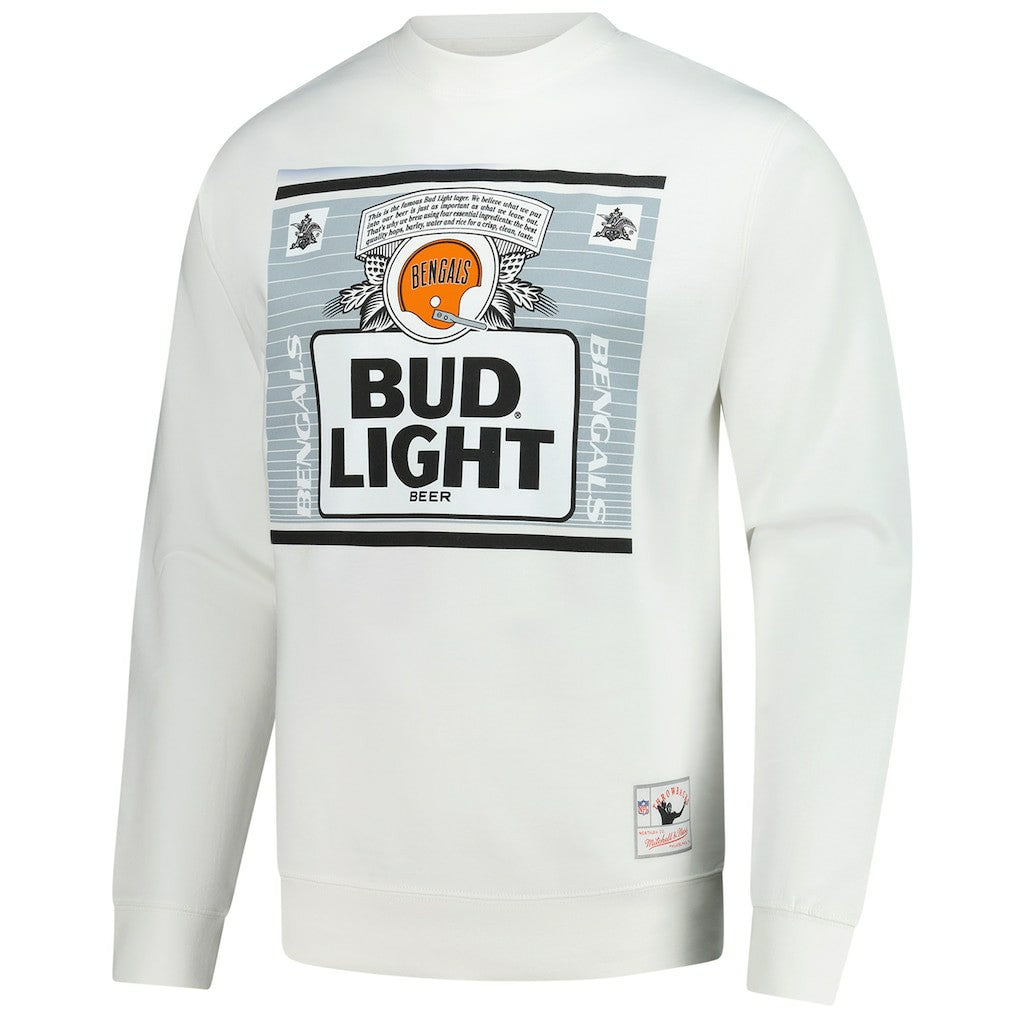 Cincinnati Bengals x Bud Light The Crest Pullover Sweatshirt - White for sale