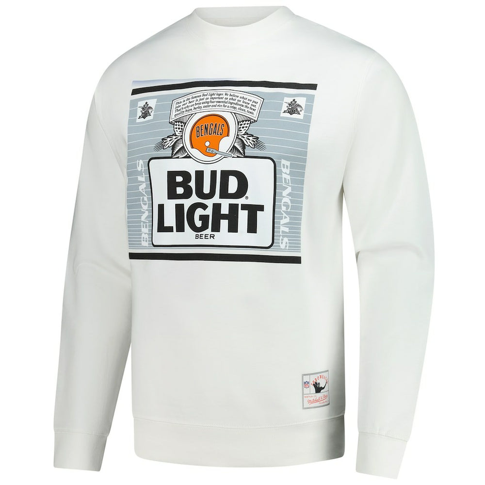 Cincinnati Bengals x Bud Light The Crest Pullover Sweatshirt - White for sale