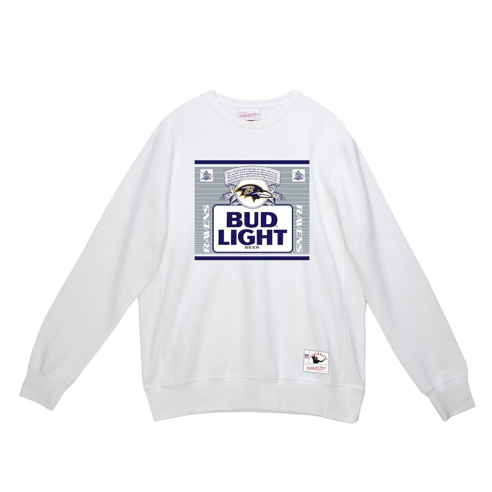 Baltimore Ravens x Bud Light The Crest Pullover Sweatshirt - White sale