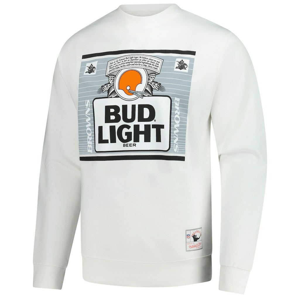Cleveland Browns x Bud Light The Crest Pullover Sweatshirt - White cheap